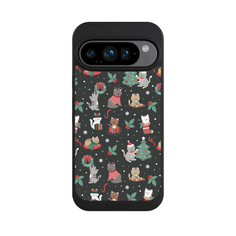 Pixel 9 Pro NIVOpure Weihnachtliche Kätzchen