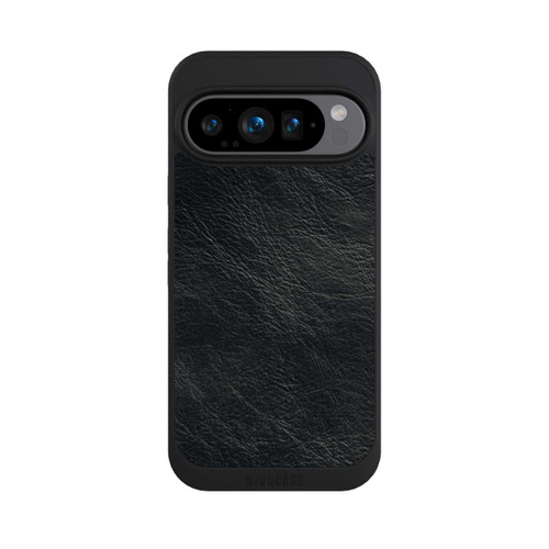 Google Pixel 9 Pro NIVOpure Schwarzer Lederlook Hintergrund