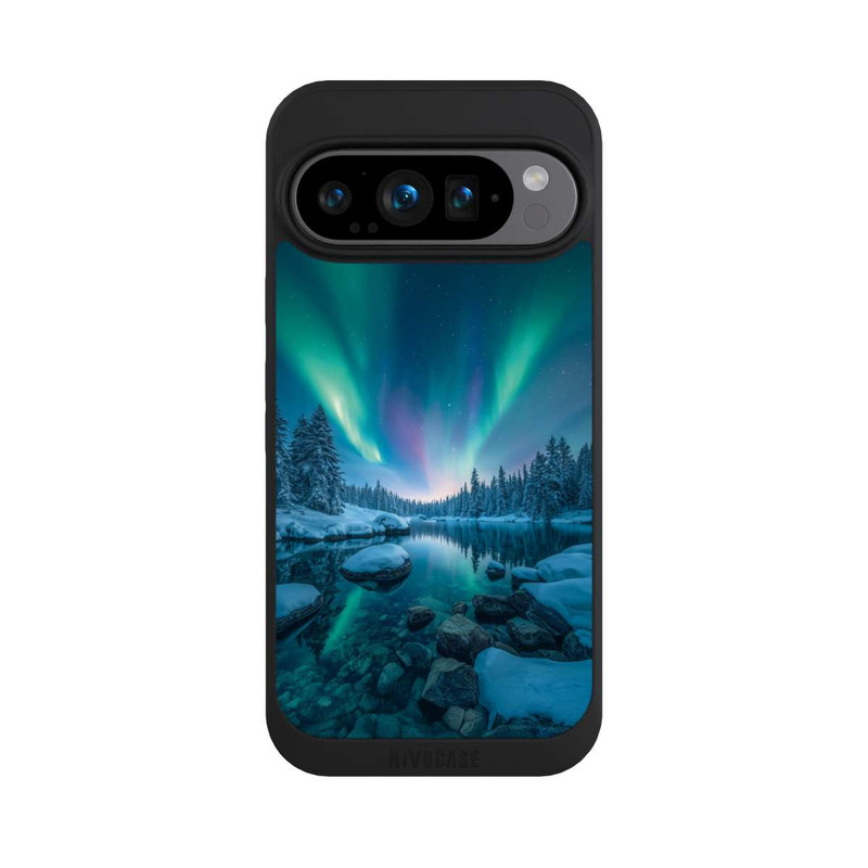 Pixel 9 Pro NIVOpure Nordlichter Glühen mit KI