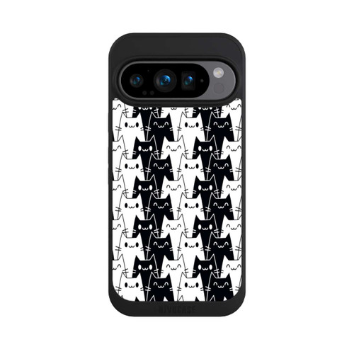 Google Pixel 9 Pro NIVOpure Cat Wallpaper Black White
