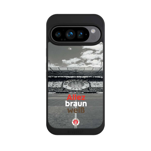 Google Pixel 9 Pro NIVOpure FC St. Pauli Allez braun weiss