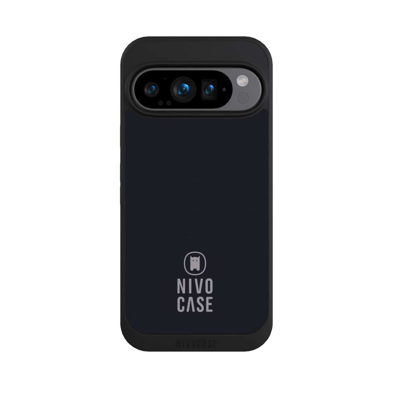 Pixel 9 Pro NIVOpure Nivocase Logo Schwarz Grau