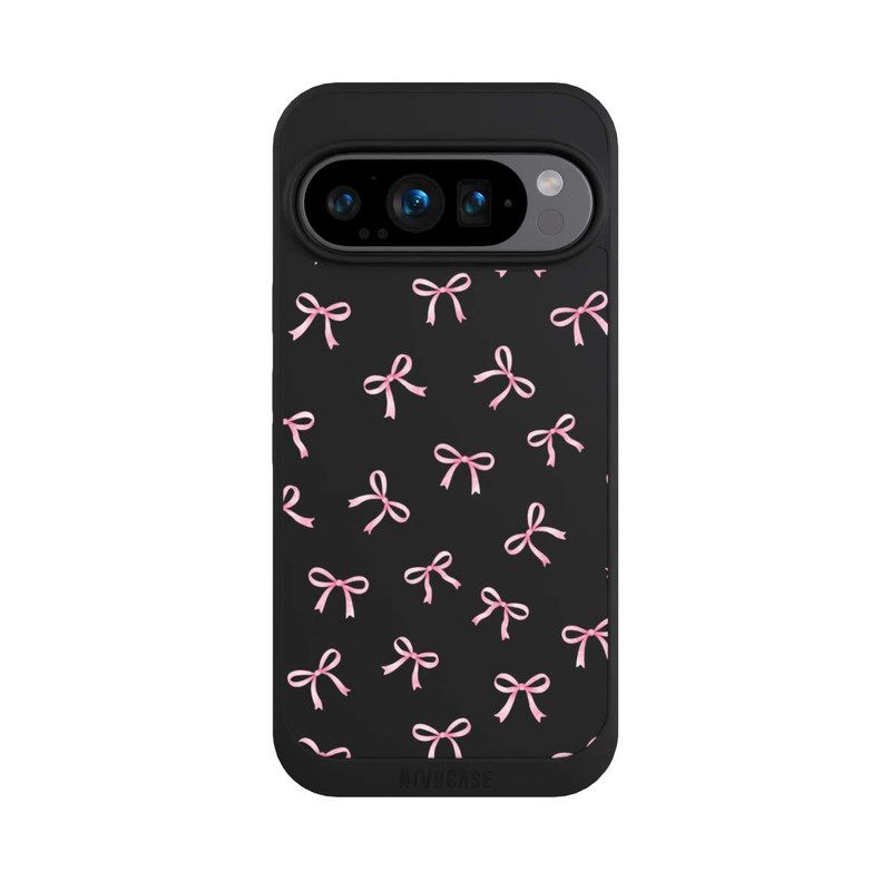 Pixel 9 Pro NIVOpure Rosa Schleifen transparent mit KI