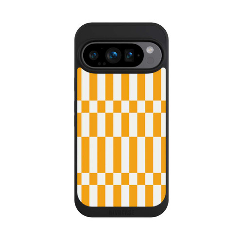 Google Pixel 9 Pro NIVOpure Checked Summer Pattern Bold Yellow