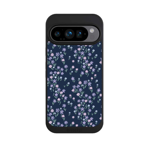 Google Pixel 9 Pro NIVOpure Dark Blue Floral Theme