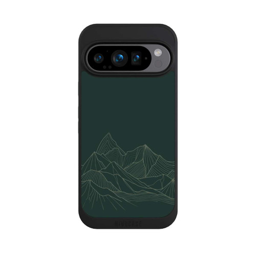Google Pixel 9 Pro NIVOpure Berg Line Art Grün