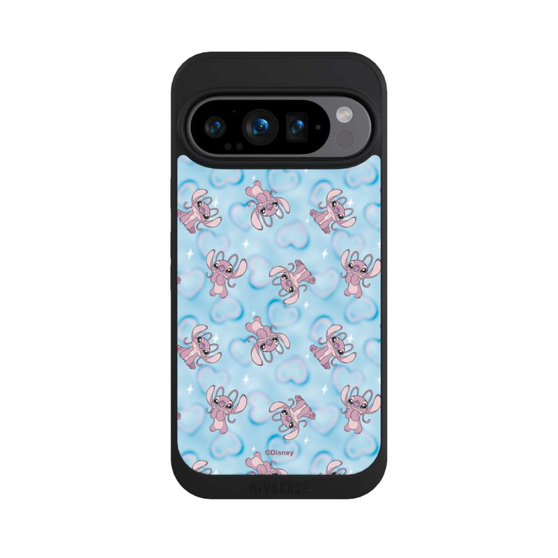 Pixel 9 Pro NIVOpure Lilo & Stitch Angel Pattern Blue Hearts