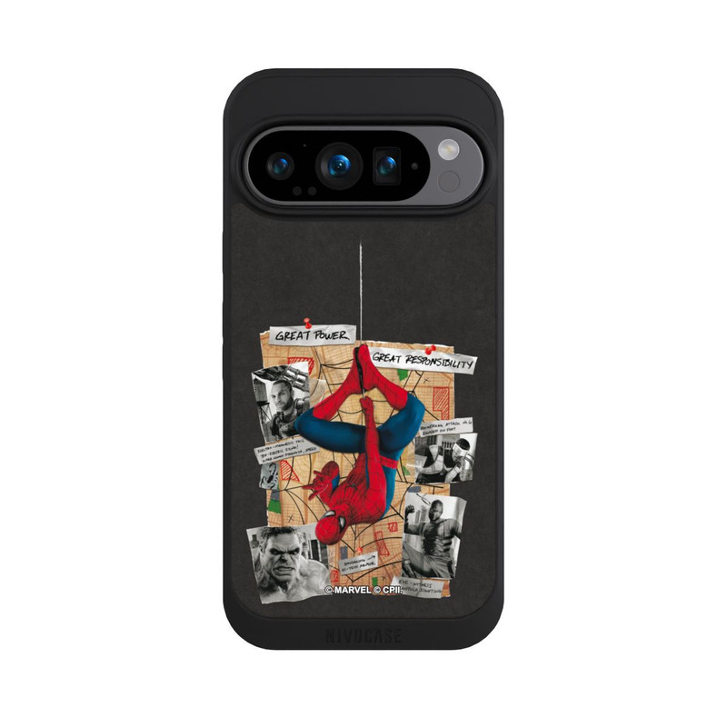 Pixel 9 Pro NIVOpure Spider-Man Tableau d'enquête
