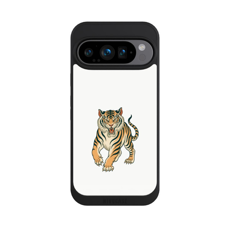 Pixel 9 Pro NIVOpure Wütender Tiger mit KI