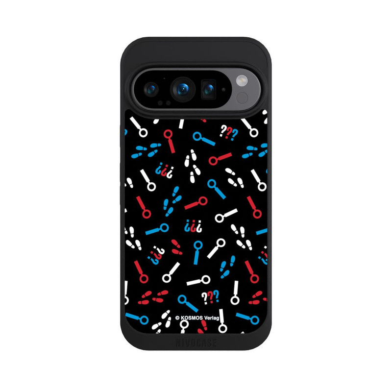 Pixel 9 Pro NIVOpure Drei Fragezeichen Detektiv Muster