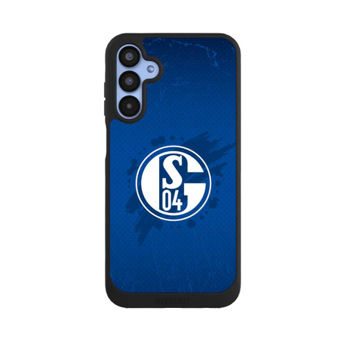 Samsung Galaxy A15 5G NIVOpure Schalke 04 Farbe Fleck Blau