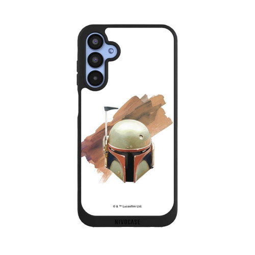 Samsung Galaxy A15 5G NIVOpure Casque Boba Fett Blanc