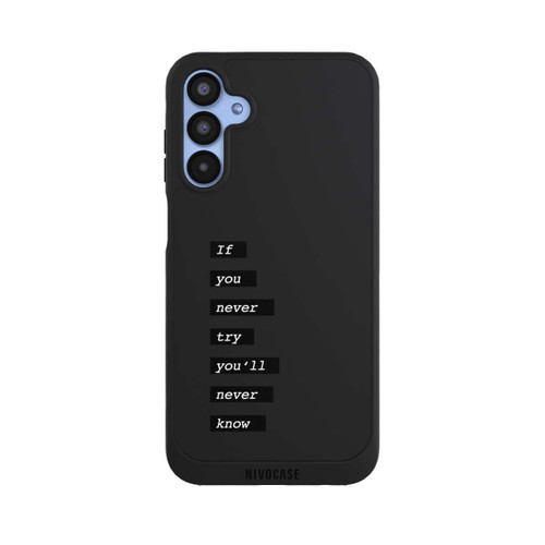 Samsung Galaxy A15 5G NIVOpure If You Try Black Transparent