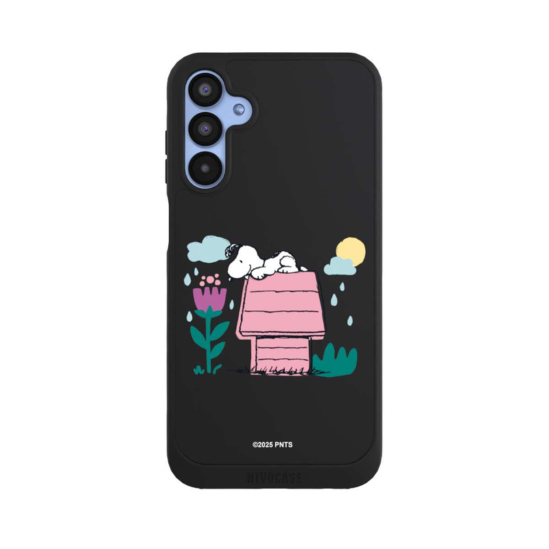 Galaxy A15 5G NIVOpure Snoopy Hundehütte Frühling transparent