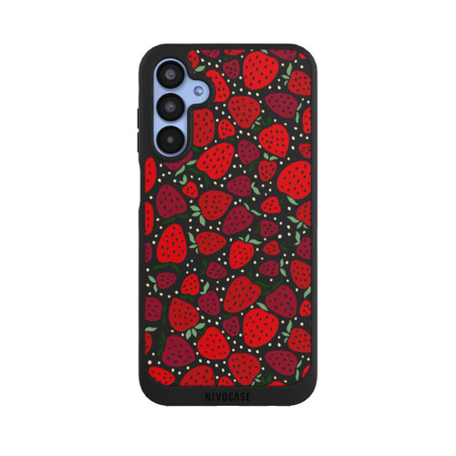 Samsung Galaxy A15 5G NIVOpure Strawberry Pattern Comic Transparent