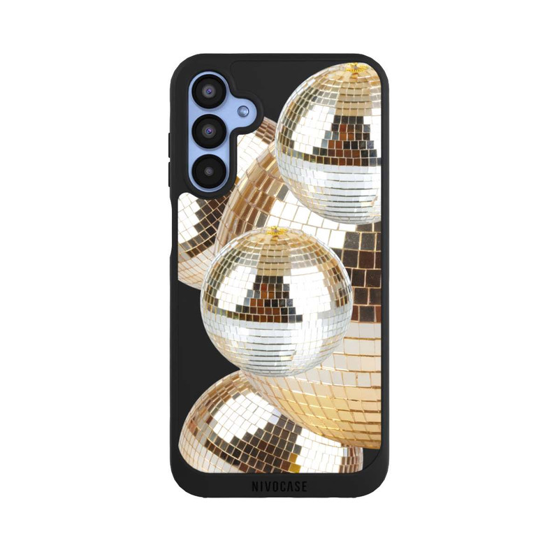 Galaxy A15 5G NIVOpure Disco Ball Party Gold Transparent with AI