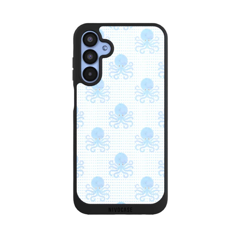 Galaxy A15 5G NIVOpure Blue Watercolor Octopus