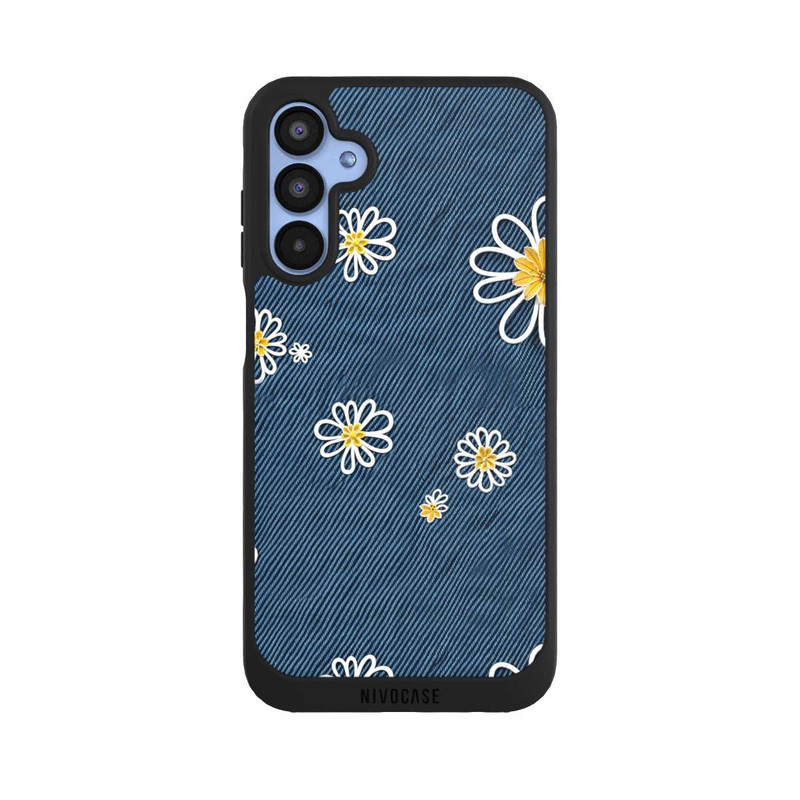 Galaxy A15 5G NIVOpure Jeans Flowers Pattern with AI