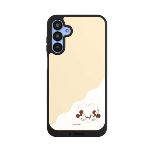 Samsung Galaxy A15 5G NIVOpure Mickey and Minnie Love Heart Beige