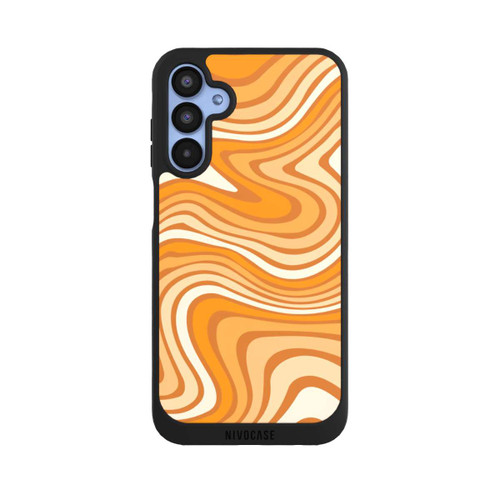 Samsung Galaxy A15 5G NIVOpure Wellenmuster Orange