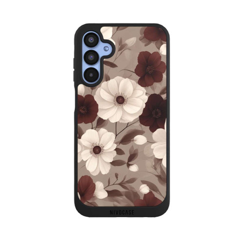 Samsung Galaxy A15 5G NIVOpure Negative Flower Bordeaux White with AI