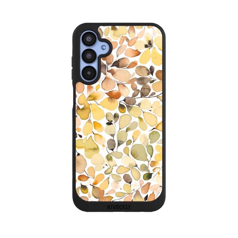 Galaxy A15 5G NIVOpure Eucalyptus Watercolor Leaves Brown Autumn