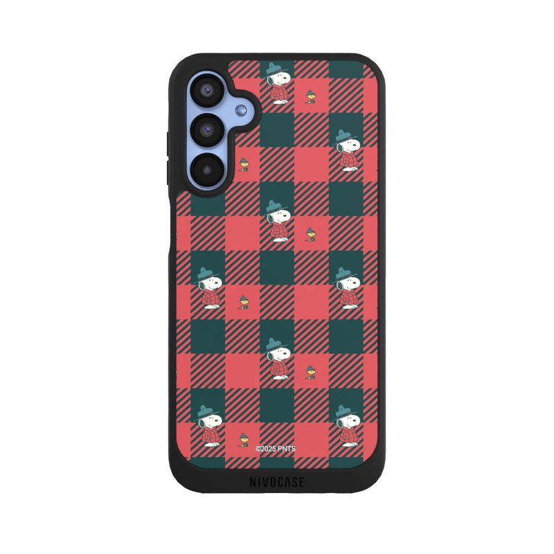 Galaxy A15 5G NIVOpure Peanuts Red Tartan Pattern