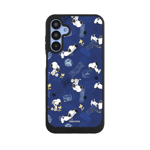 Samsung Galaxy A15 5G NIVOpure Peanuts Travel Stamps Pattern Blue