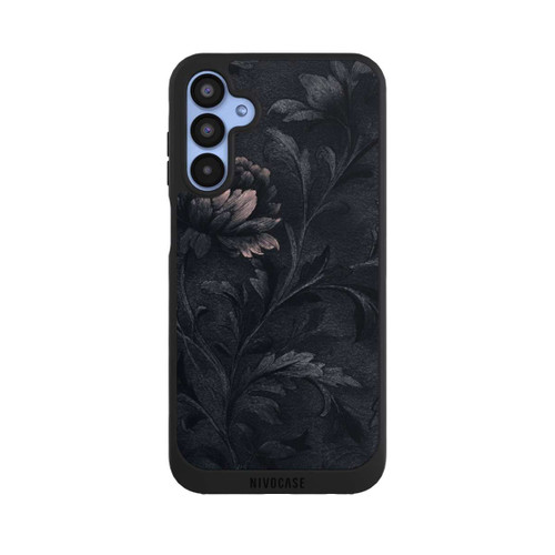 Samsung Galaxy A15 5G NIVOpure Dunkles Blumenmuster Vintage