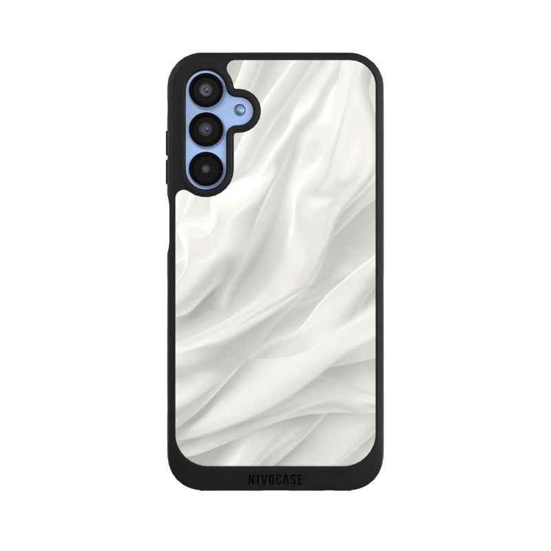 Galaxy A15 5G NIVOpure White Satin Smooth Texture With AI