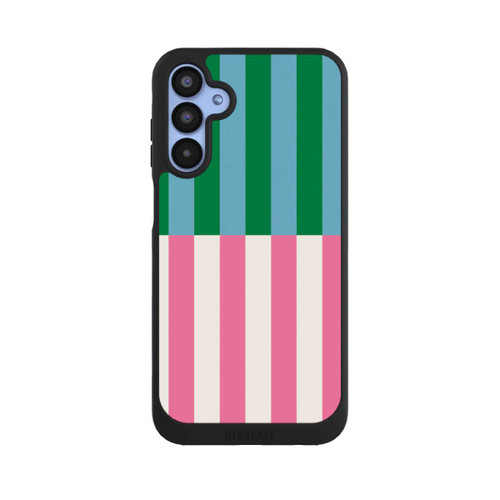 Samsung Galaxy A15 5G NIVOpure Motif Rayé Vert Rose