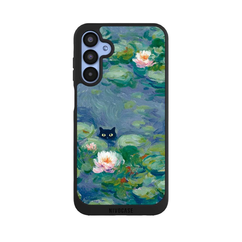 Galaxy A15 5G NIVOpure Katze im Teich Gemälde