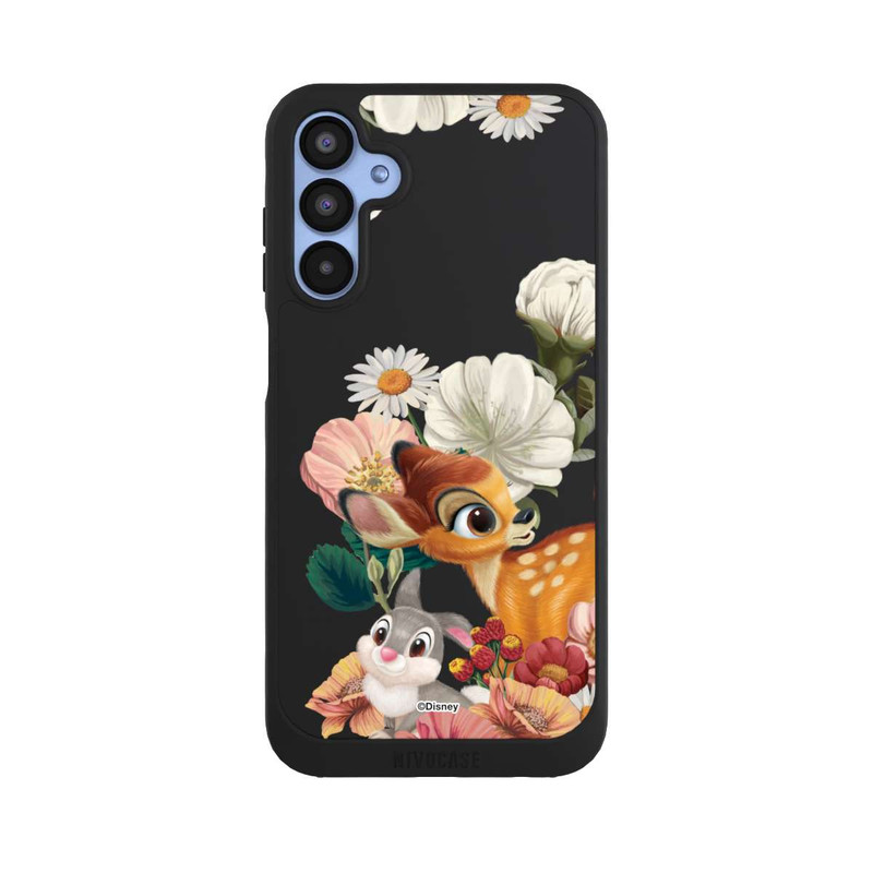 Galaxy A15 5G NIVOpure Bambi und Klopfer Blumen Transparent