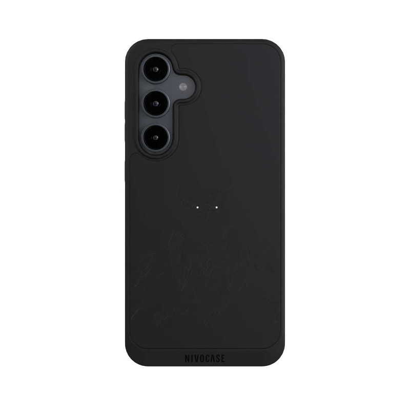 Galaxy S24 FE NIVOpure Owl Mandala transparent