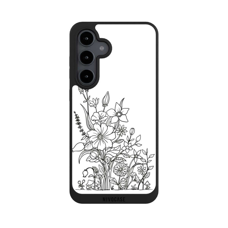 Galaxy S24 FE NIVOpure Flowers Line Art