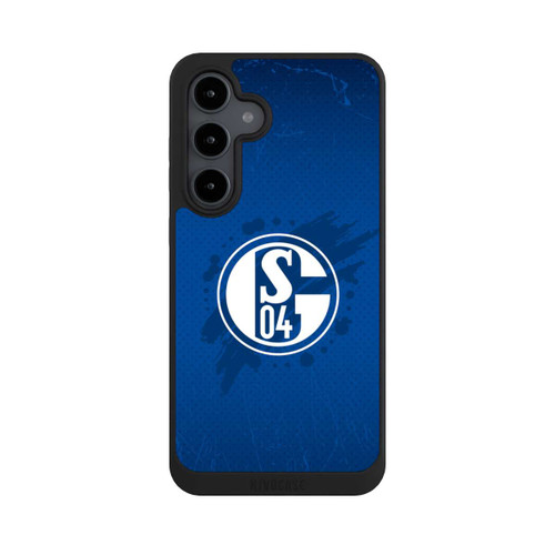 Samsung Galaxy S24 FE 5G NIVOpure Schalke 04 Farbe Fleck Blau