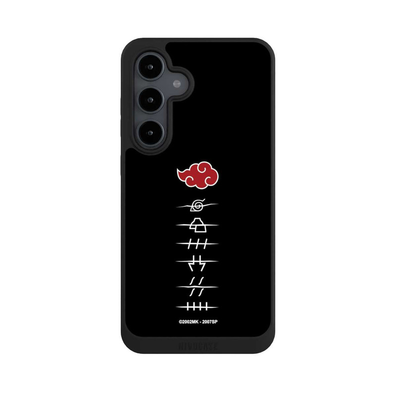 Galaxy S24 FE NIVOpure Symboles des membres de l'Akatsuki noirs