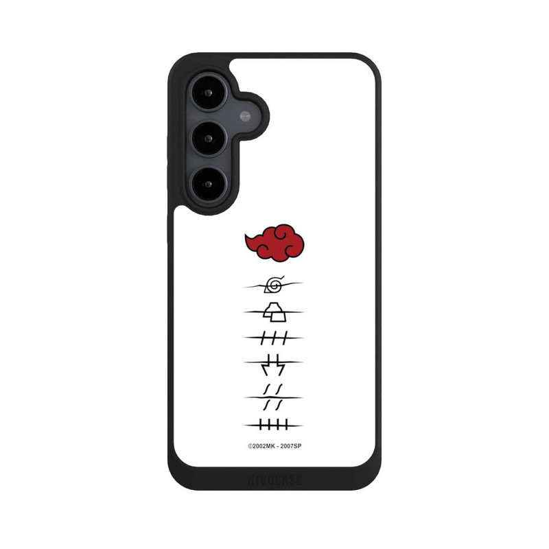 Galaxy S24 FE NIVOpure Symboles blancs des membres d'Akatsuki