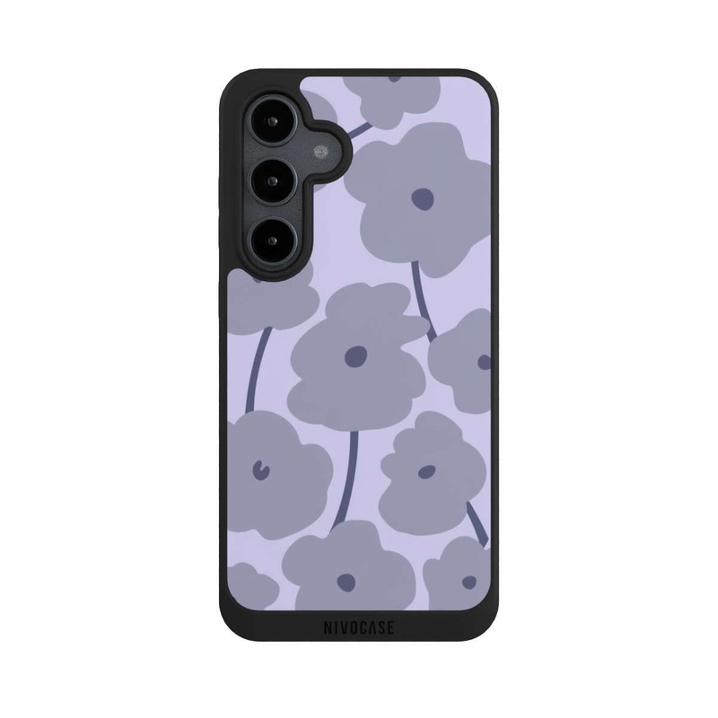 Galaxy S24 FE NIVOpure Minimalistic Flowers Lilac