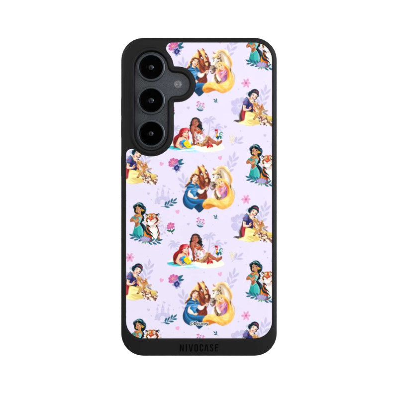 Galaxy S24 FE NIVOpure Princess Floral Pattern Purple