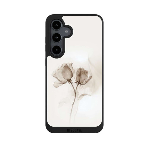 Samsung Galaxy S24 FE 5G NIVOpure Braune Rose Blume Nebel