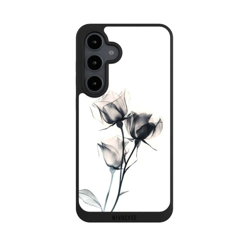 Samsung Galaxy S24 FE 5G NIVOpure Schwarze Blume