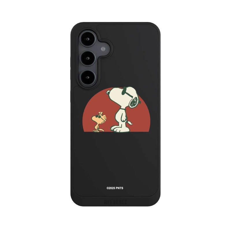Galaxy S24 FE NIVOpure Snoopy Woodstock Far Out transparent