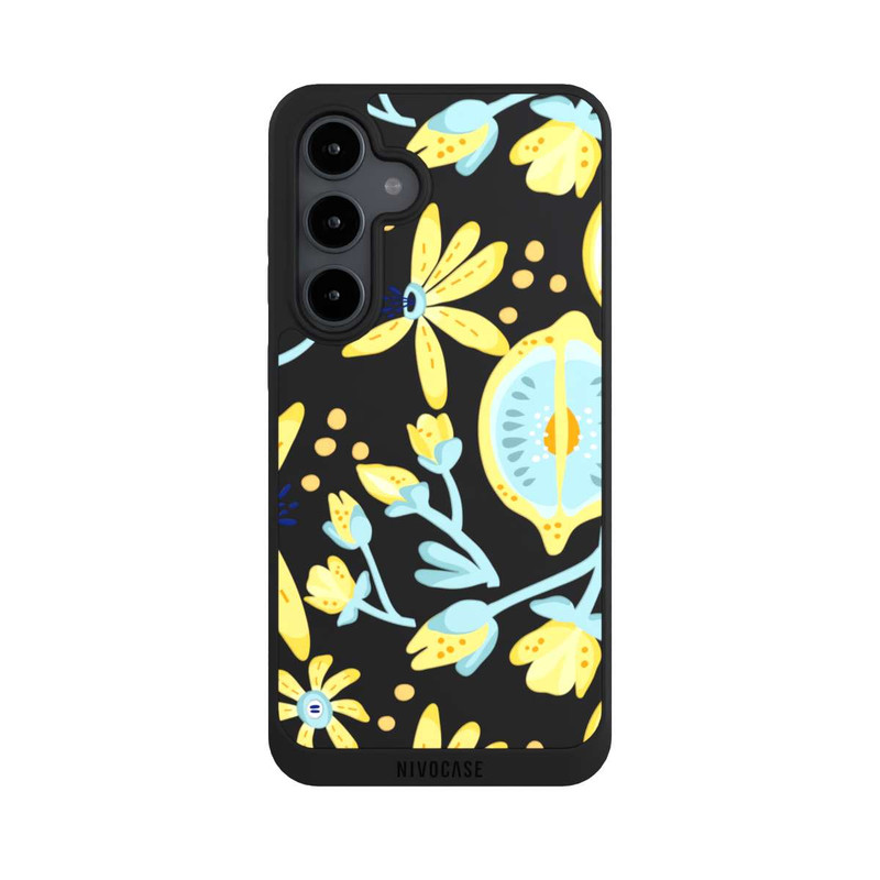 Galaxy S24 FE NIVOpure Lemon Summer Pattern Transparent Yellow