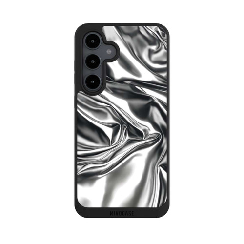 Samsung Galaxy S24 FE 5G NIVOpure Shiny Chrome Silver avec IA