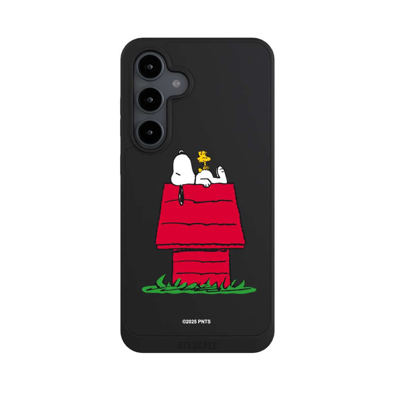 Galaxy S24 FE NIVOpure Snoopy and Woodstock Classic transparent
