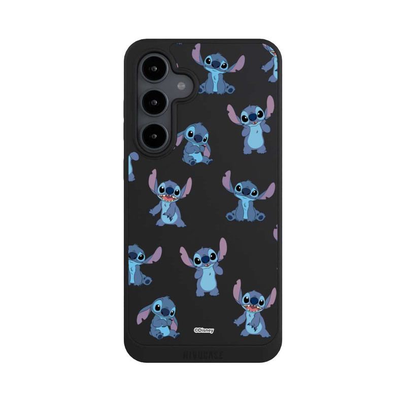 Galaxy S24 FE NIVOpure Stitch Faces Pattern Transparent