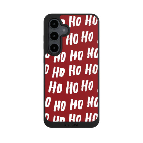 Samsung Galaxy S24 FE 5G NIVOpure Ho Ho Ho Christmas Red Pattern