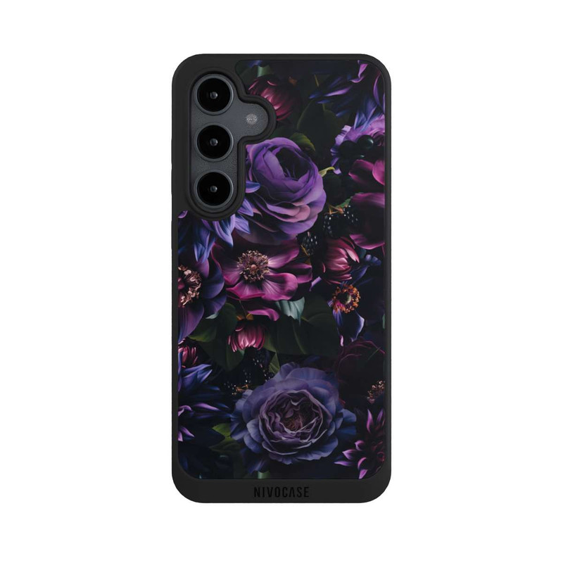 Galaxy S24 FE NIVOpure Dunkle Lila Blüten 