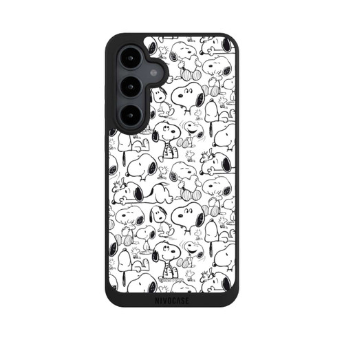 Samsung Galaxy S24 FE 5G NIVOpure Classic Snoopy Pattern White